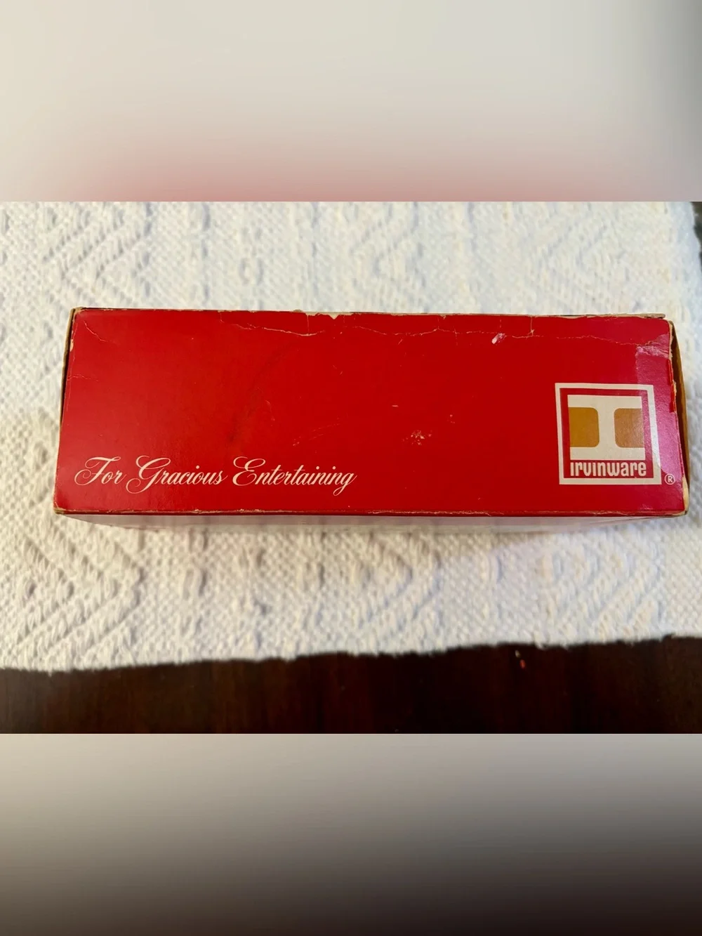 Vintage 1974 Irvinware Butter Dish with glass liner